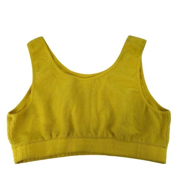 Space Jam Tune Squad Crop Top Size XXL Ribbed Retro Scoop Neck Tank Throwback - Picture 3 of 5